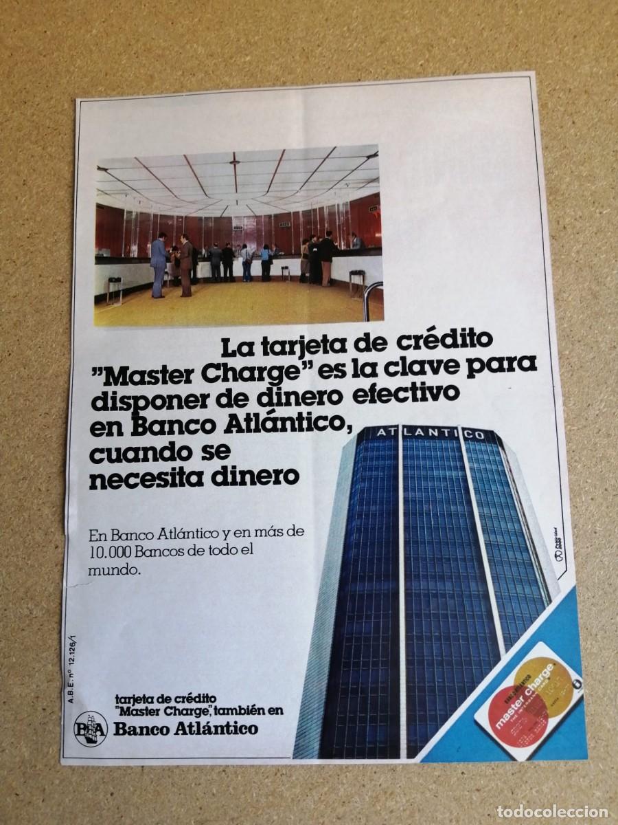 Otros art&iacute;culos de coleccionismo en papel: ANUNCIO. TARJETA DE CREDITO MASTER CHARGE