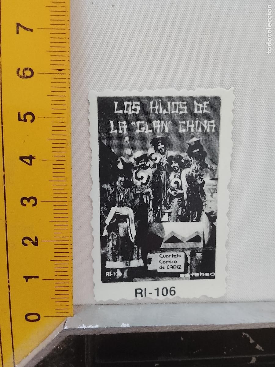 Otros art&iacute;culos de coleccionismo en papel: Troquel . - ANTIGUO carton troquelado tipo cromo, carnaval de cadiz agrupacion