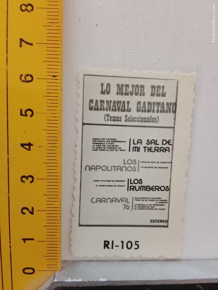 Otros art&iacute;culos de coleccionismo en papel: Troquel . - ANTIGUO carton troquelado tipo cromo, carnaval de cadiz agrupacion