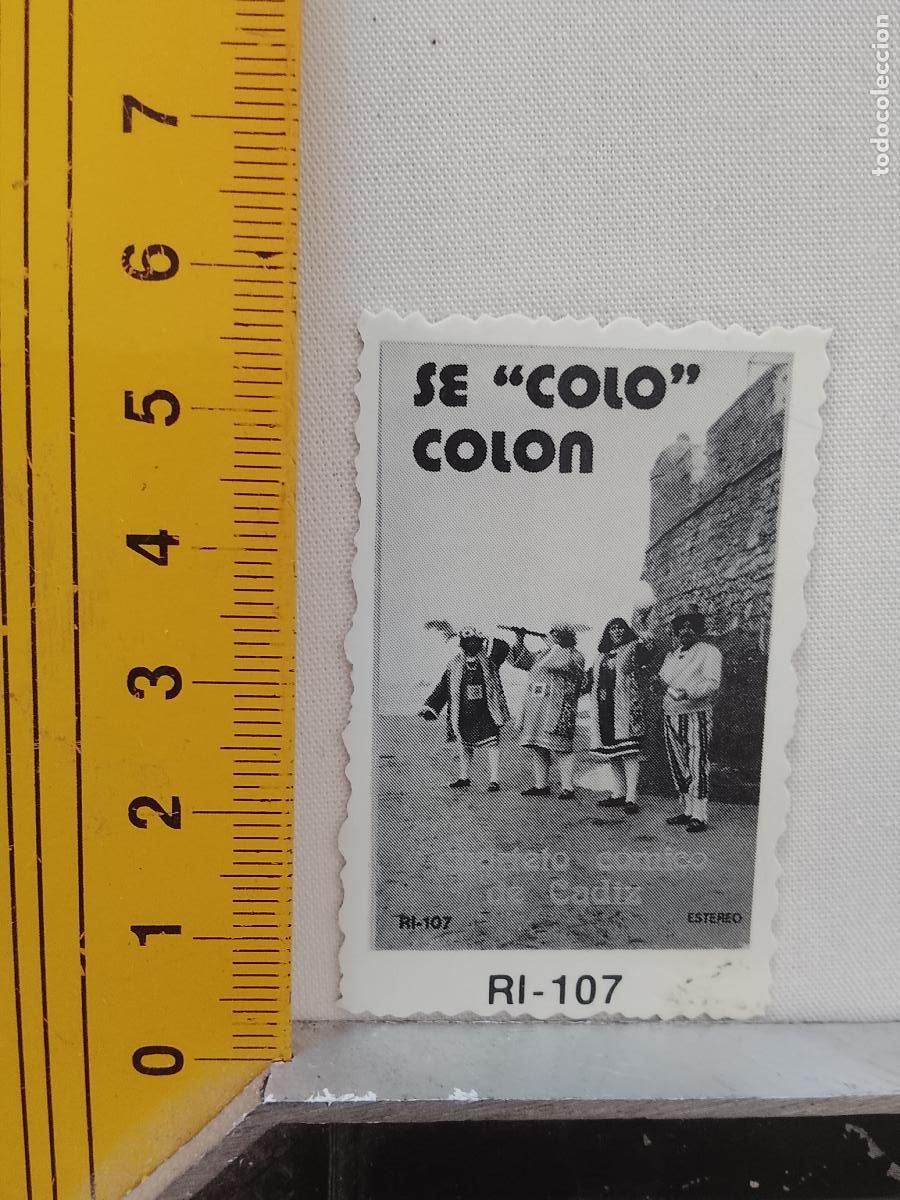 Otros art&iacute;culos de coleccionismo en papel: Troquel . - ANTIGUO carton troquelado tipo cromo, carnaval de cadiz agrupacion
