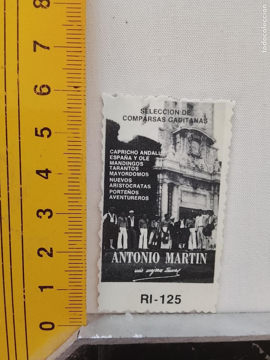 Otros art&iacute;culos de coleccionismo en papel: Troquel . - ANTIGUO carton troquelado tipo cromo, carnaval de cadiz agrupacion