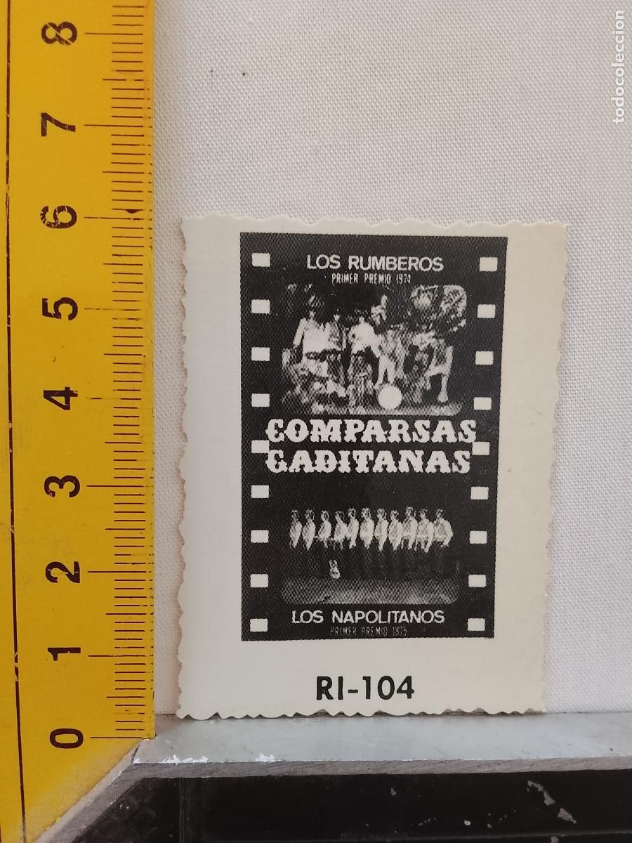 Otros art&iacute;culos de coleccionismo en papel: Troquel . - ANTIGUO carton troquelado tipo cromo, carnaval de cadiz agrupacion