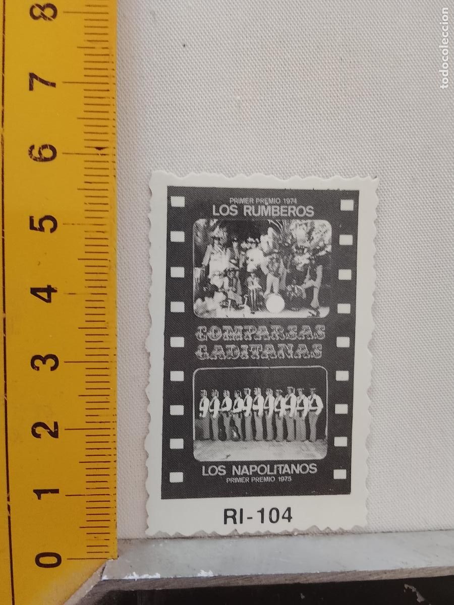 Otros art&iacute;culos de coleccionismo en papel: Troquel . - ANTIGUO carton troquelado tipo cromo, carnaval de cadiz agrupacion