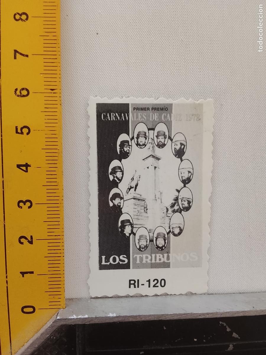 Otros art&iacute;culos de coleccionismo en papel: Troquel . - ANTIGUO carton troquelado tipo cromo, carnaval de cadiz agrupacion