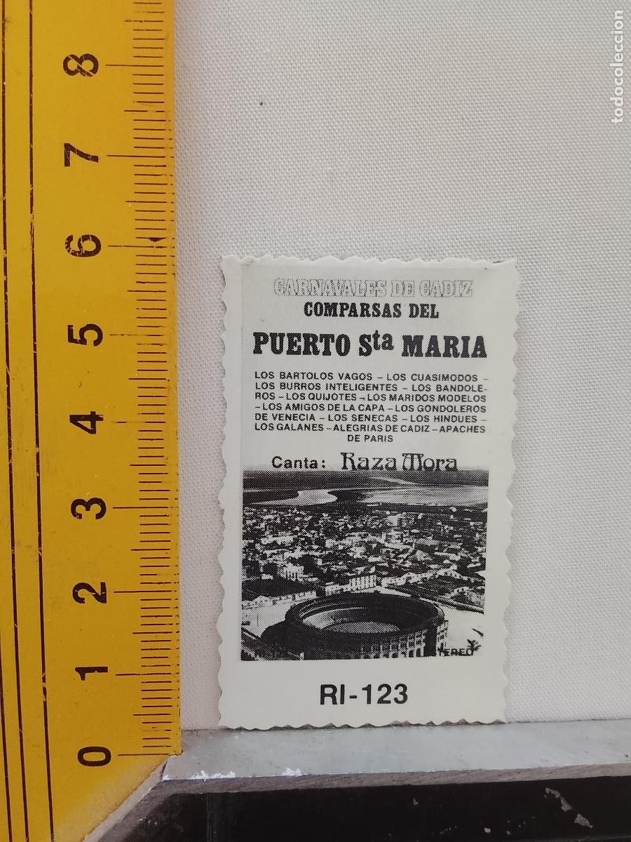 Otros art&iacute;culos de coleccionismo en papel: Troquel . - ANTIGUO carton troquelado tipo cromo, carnaval de cadiz agrupacion