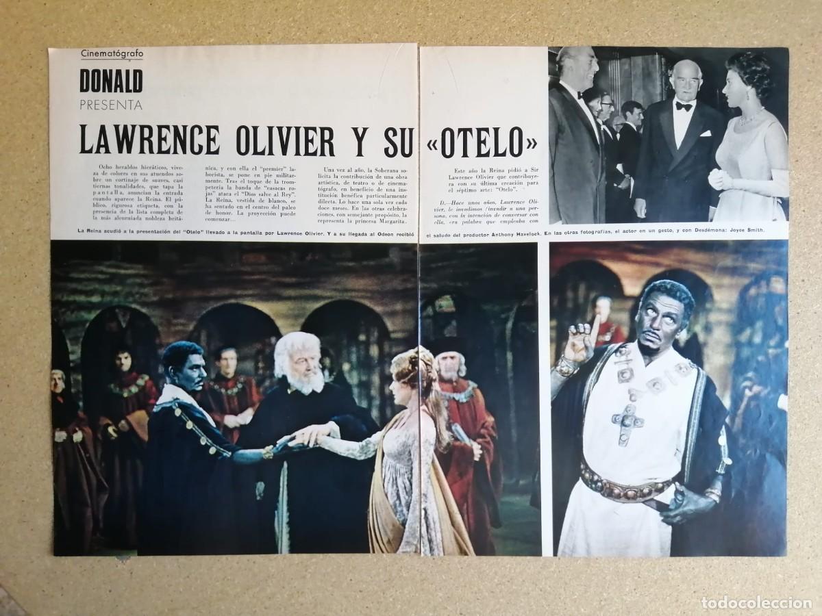 Otros art&iacute;culos de coleccionismo en papel: REPORTAJE. LAURENCE OLIVIER Y SU OTELO