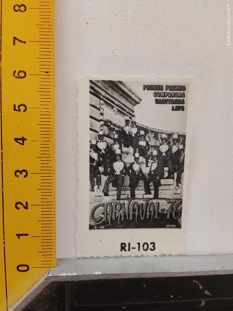 Otros art&iacute;culos de coleccionismo en papel: Troquel . - ANTIGUO carton troquelado tipo cromo, carnaval de cadiz agrupacion