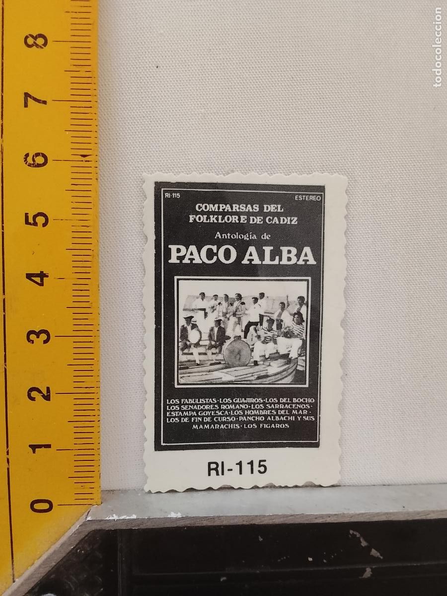 Otros art&iacute;culos de coleccionismo en papel: Troquel . - ANTIGUO carton troquelado tipo cromo, carnaval de cadiz agrupacion