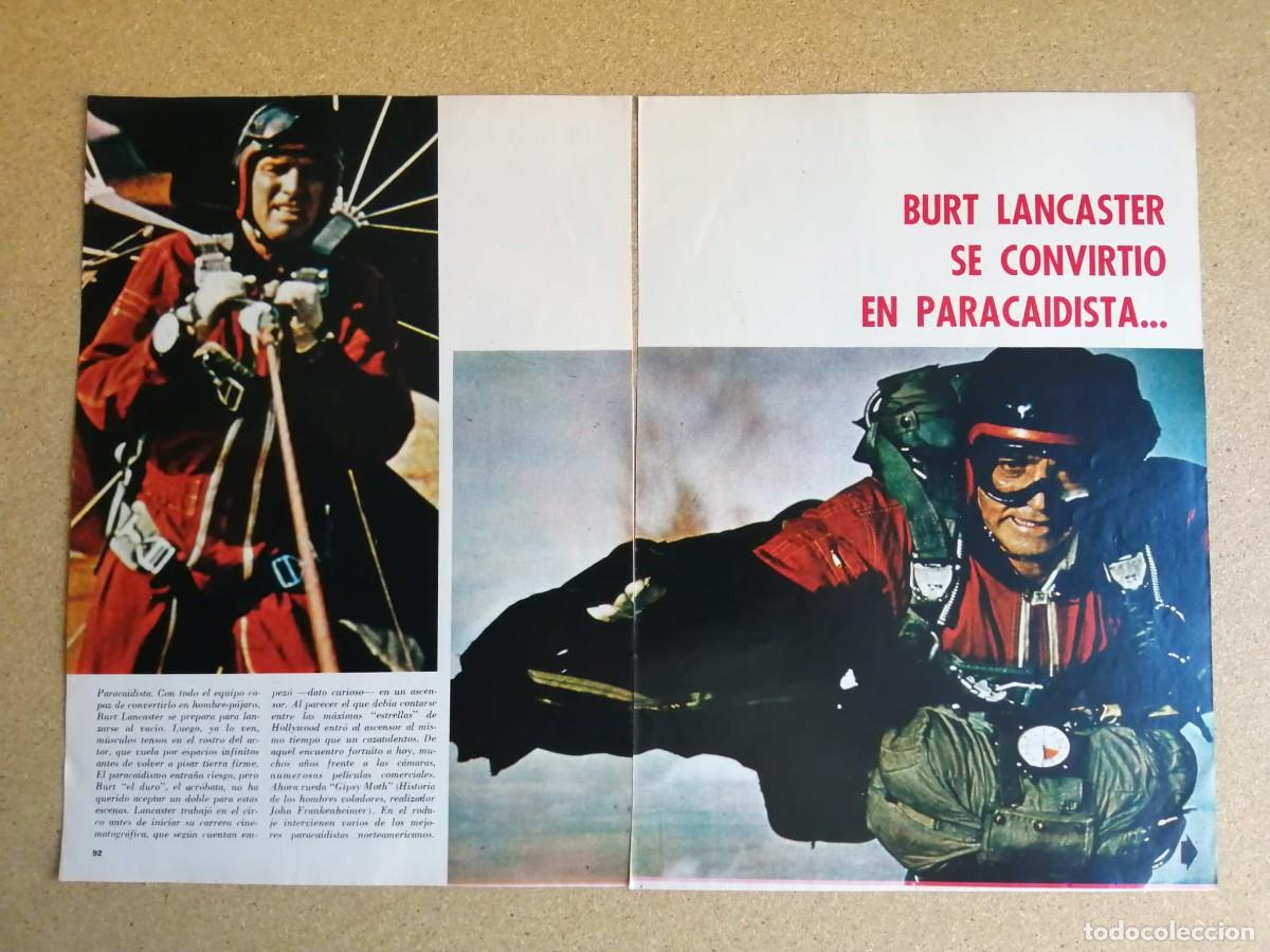 Otros art&iacute;culos de coleccionismo en papel: REPORTAJE. BURT LANCASTER EN EL RODAJE DE LOS TEMERARIOS DEL AIRE
