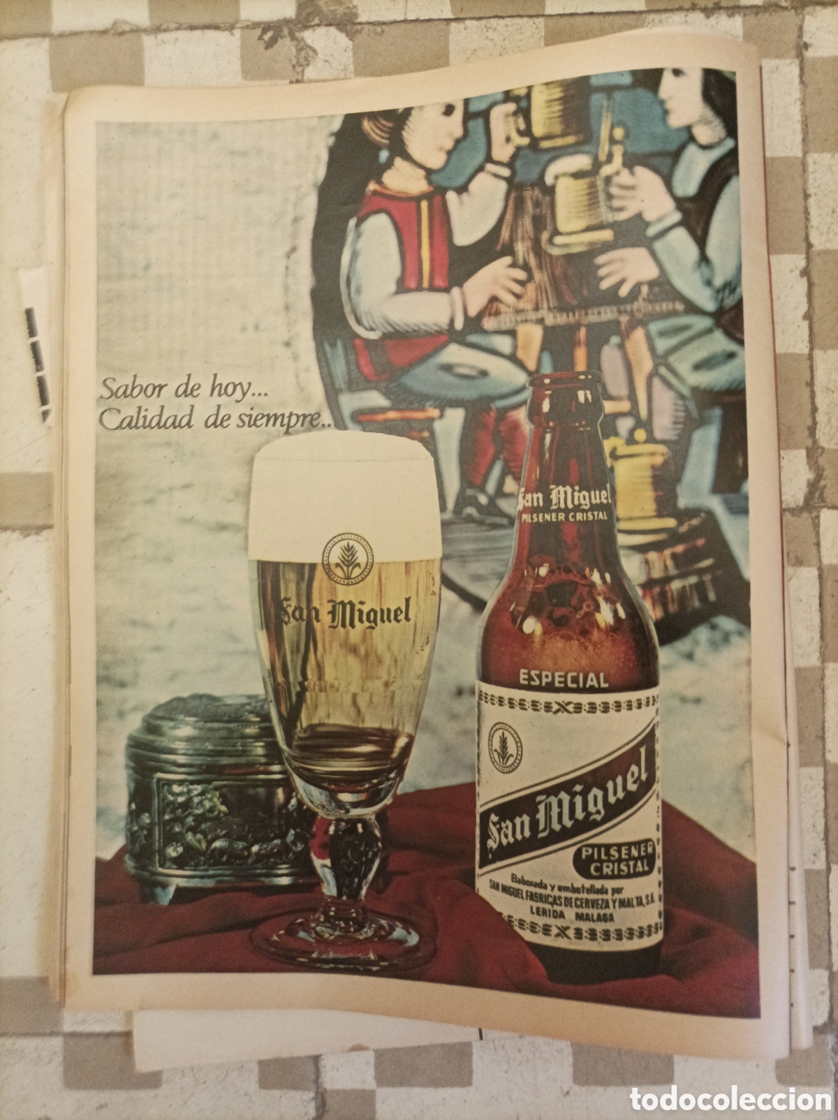 Otros art&iacute;culos de coleccionismo en papel: PUBLICIDAD SAN MIGUEL RECORTE REVISTA GACETA A&Ntilde;O 1965