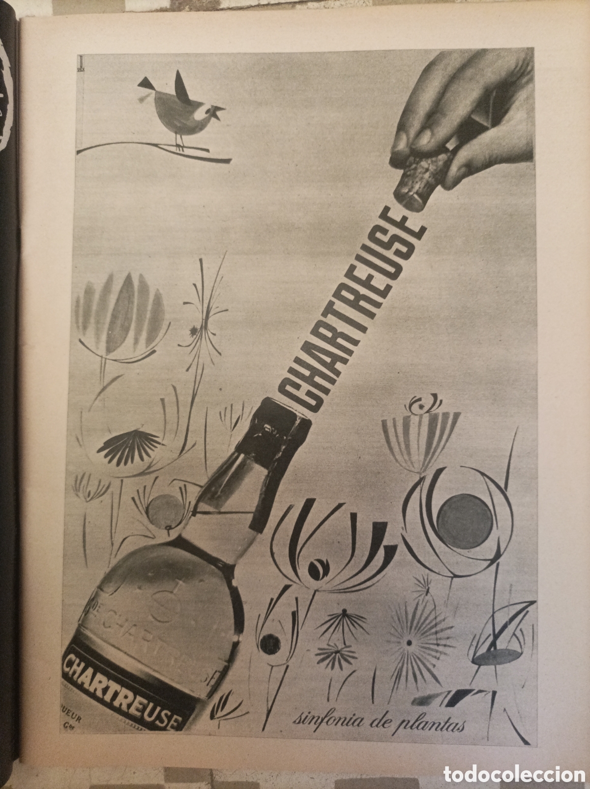 Otros art&iacute;culos de coleccionismo en papel: RECORTE PUBLICIDAD CHARTREUSE - GACETA ILUSTARDA N&deg;424 ANITA EKBERG