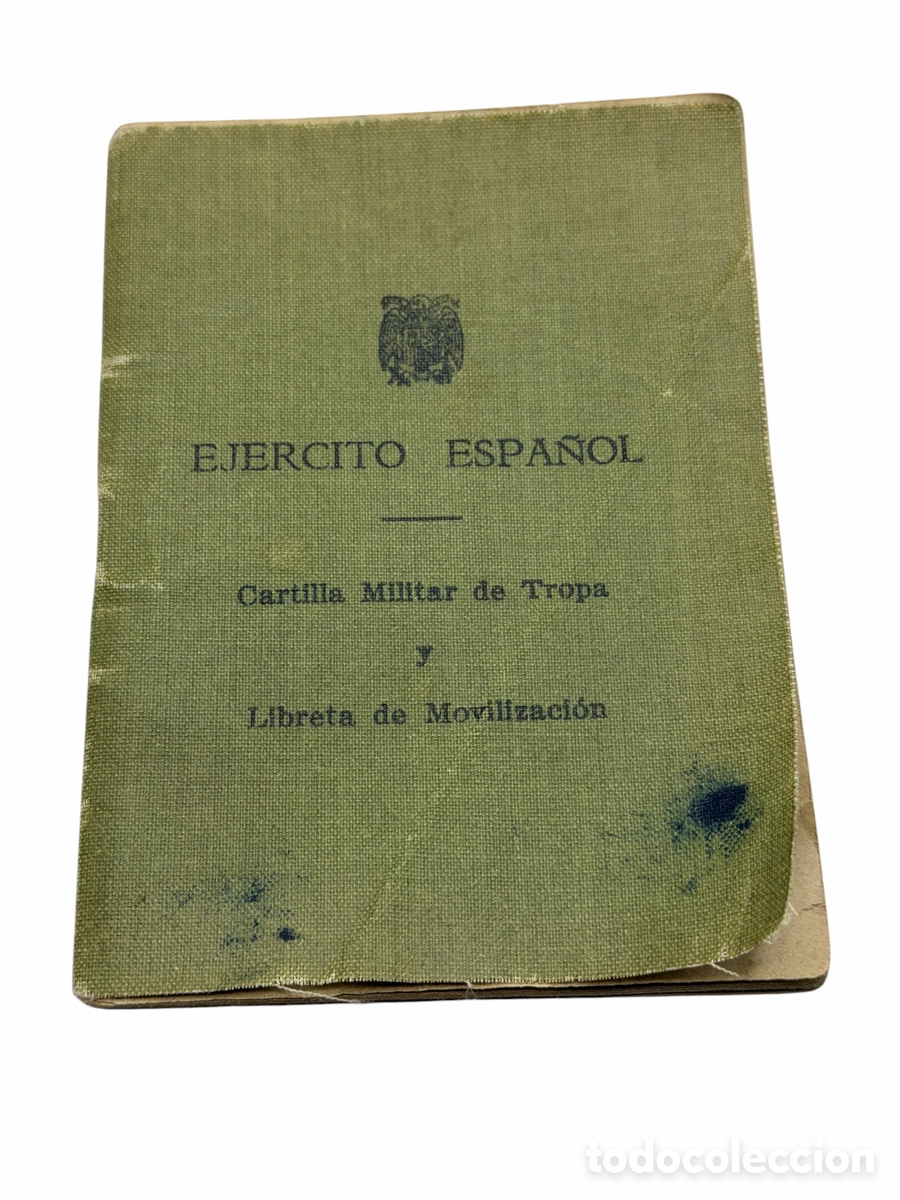 Otros art&iacute;culos de coleccionismo en papel: Cartilla Militar Ej&eacute;rcito Espa&ntilde;ol