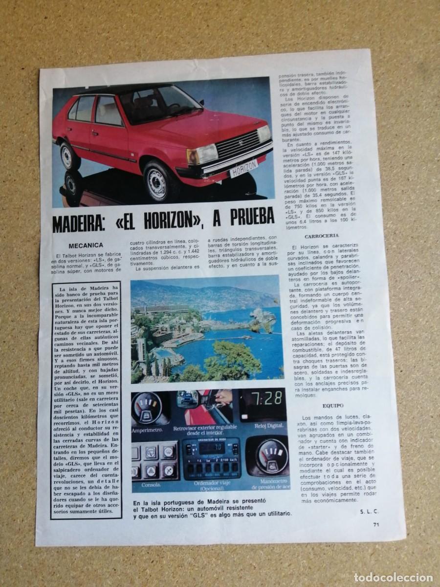 Otros art&iacute;culos de coleccionismo en papel: REPORTAJE. MADEIRA, EL HORIZON A LA VISTA