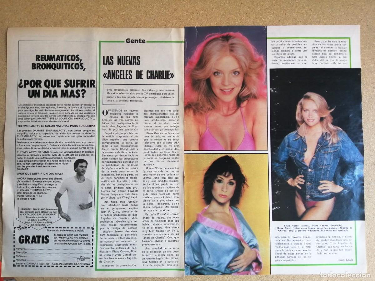 Otros art&iacute;culos de coleccionismo en papel: REPORTAJE. LAS NUEVAS ANGELES DE CHARLIE