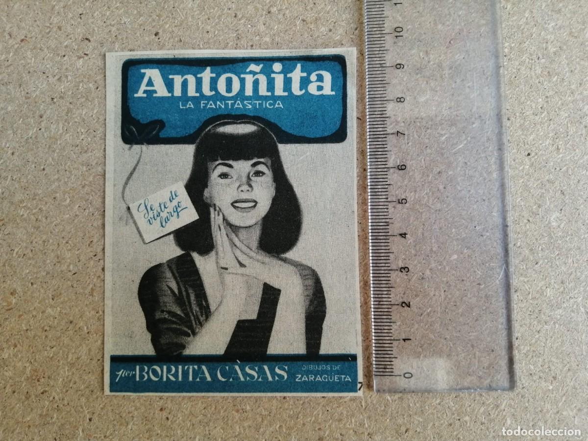 Otros art&iacute;culos de coleccionismo en papel: ANUNCIO. ANTO&Ntilde;ITA LA FANTASTICA