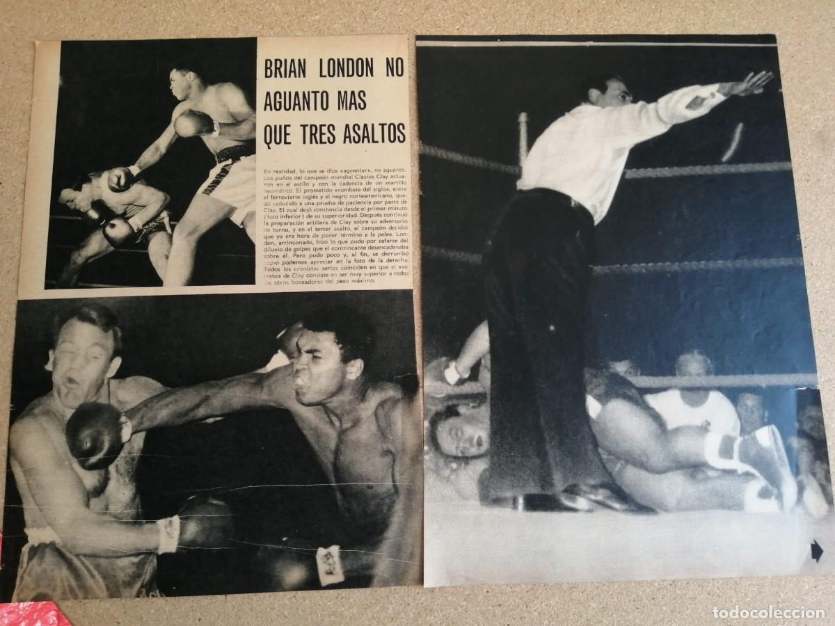 Otros art&iacute;culos de coleccionismo en papel: REPORTAJE. CASSIUS CLAY - BRIAN LONDON, COMBATE DE TRES ASALTOS
