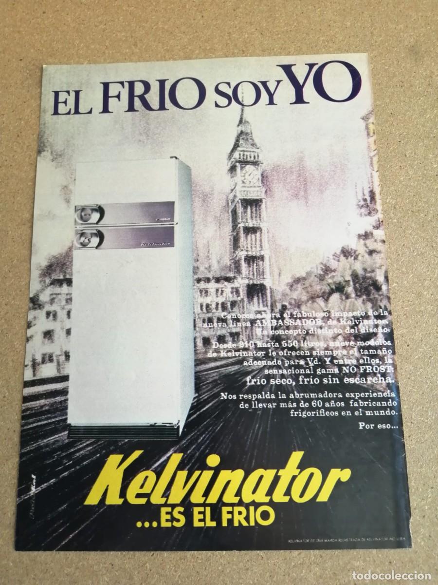 Otros art&iacute;culos de coleccionismo en papel: ANUNCIO. FRIGORIFICO KELVINATOR