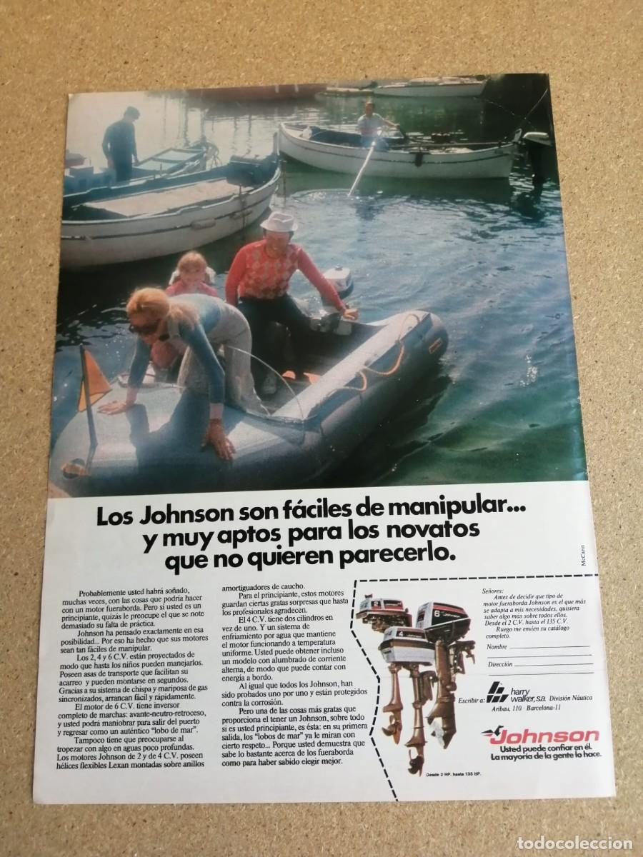 Otros art&iacute;culos de coleccionismo en papel: ANUNCIO. MOTORES FUERA BORDA JOHNSON