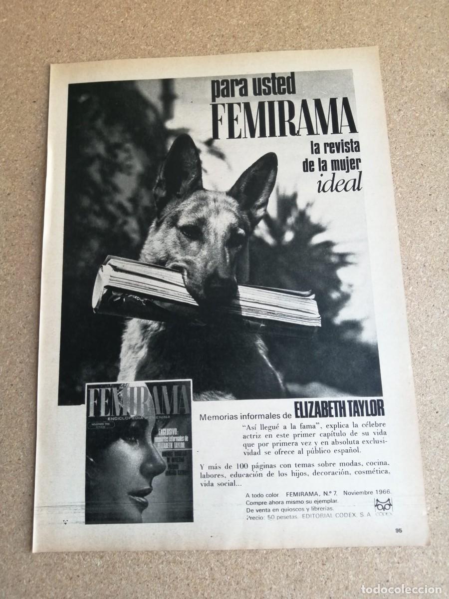 Otros art&iacute;culos de coleccionismo en papel: ANUNCIO. REVISTA FEMIRAMA