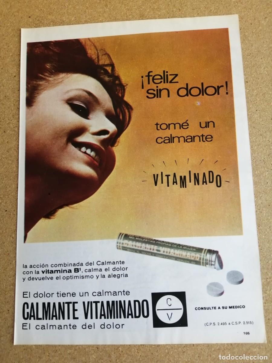 Otros art&iacute;culos de coleccionismo en papel: ANUNCIO. CALMANTE VITAMINADO
