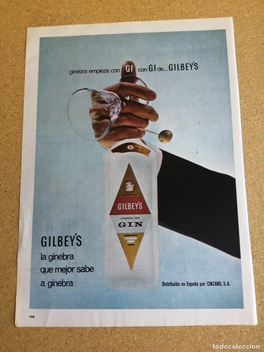 Otros art&iacute;culos de coleccionismo en papel: ANUNCIO. GINEBRA GILBEY'S