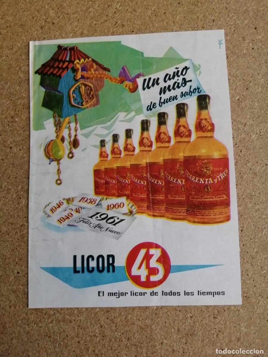 Otros art&iacute;culos de coleccionismo en papel: ANUNCIO. LICOR 43...