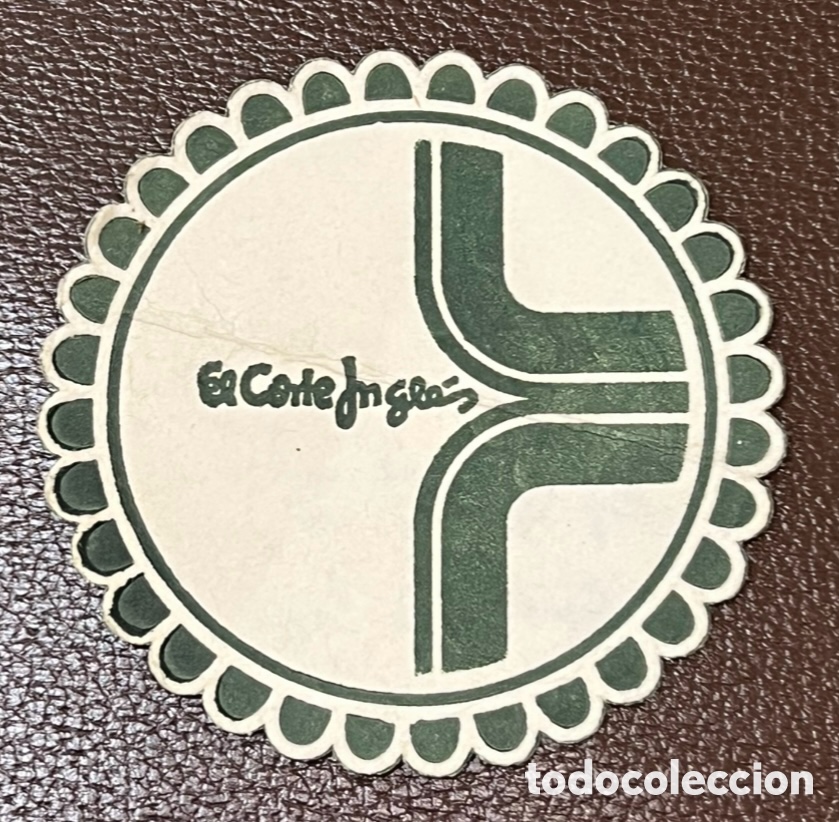 Otros art&iacute;culos de coleccionismo en papel: Posavasos. El Corte Ingl&eacute;s. A&ntilde;os 80.