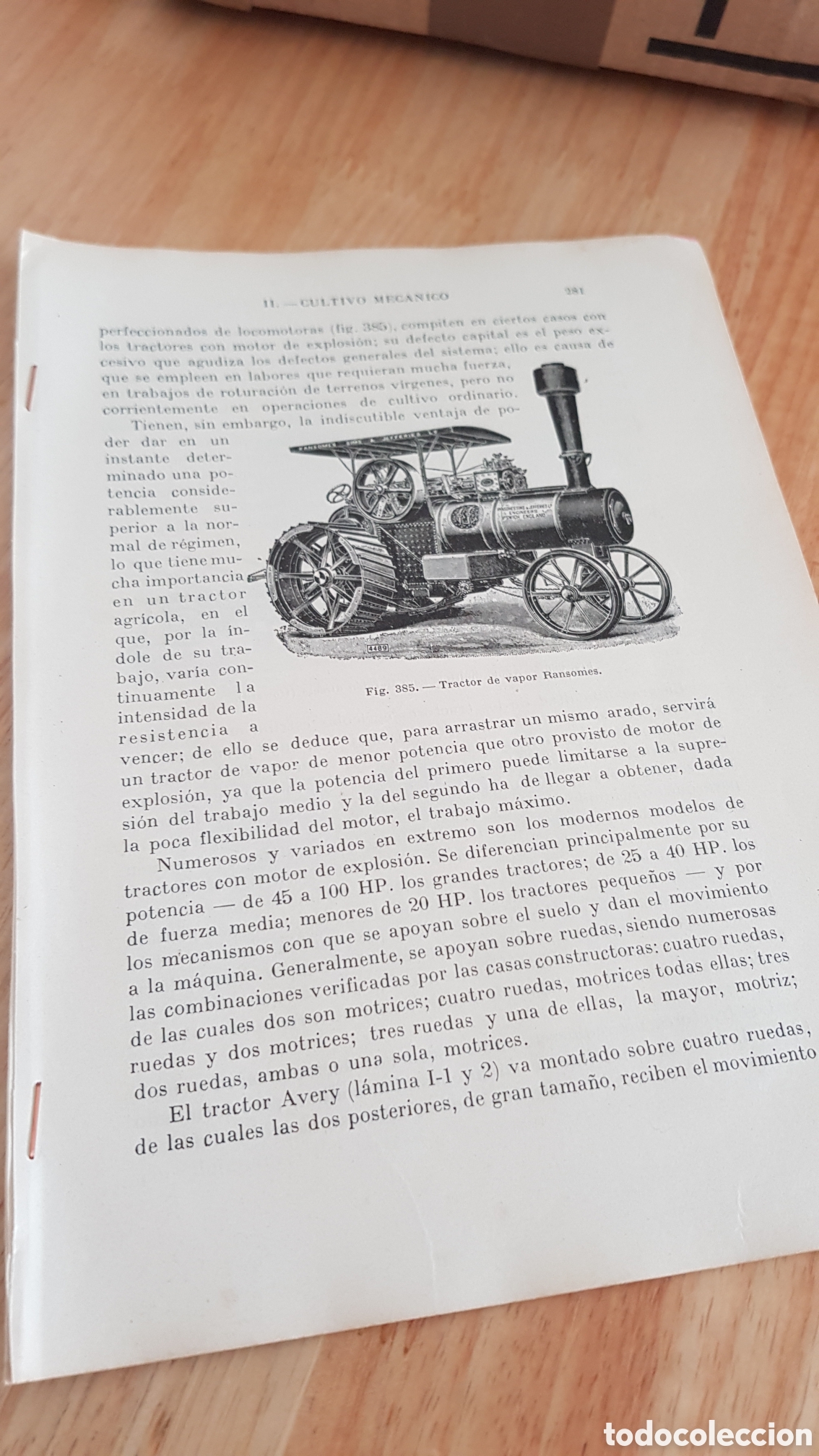 Otros art&iacute;culos de coleccionismo en papel: Documentos Tractores antiguos