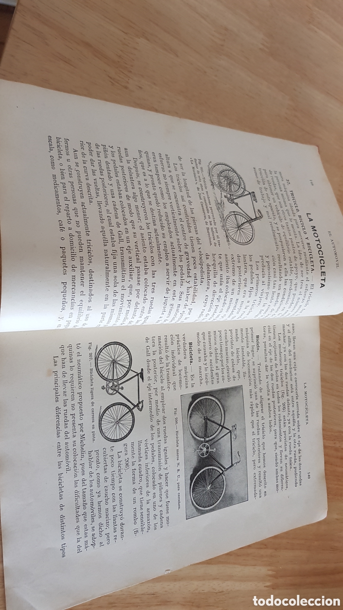 Otros art&iacute;culos de coleccionismo en papel: Antigua documentaci&oacute;n Bicicletas y motos antiguas
