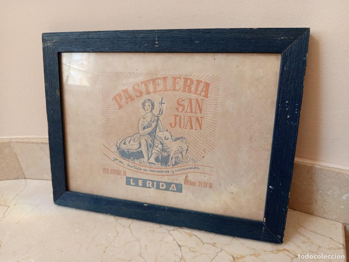 Otros art&iacute;culos de coleccionismo en papel: Antiguo pspel original Pasteleria San Juan de Lerida Lleida