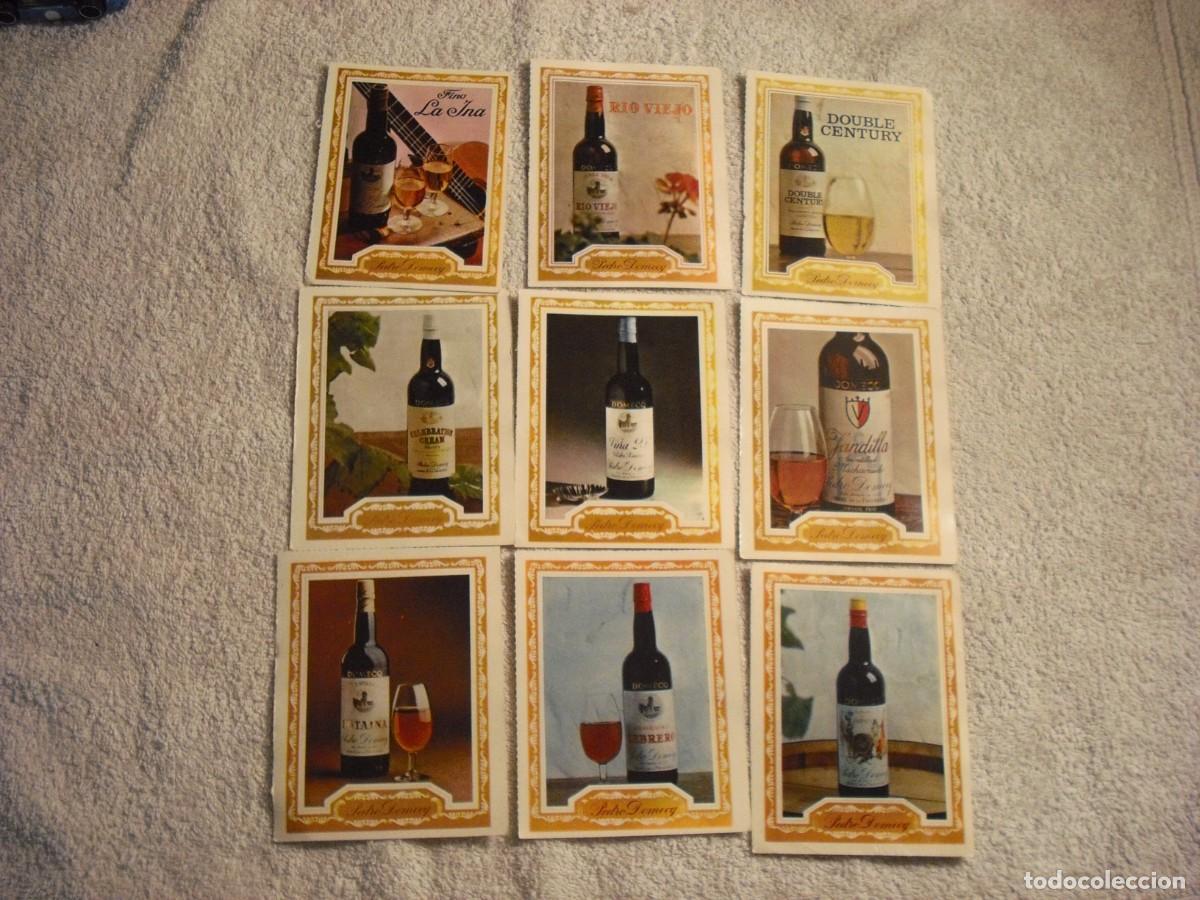 Outros artigos de papel: PEDRO DOMECQ, 9 CROMO / FICHA PUBLICITARIAS DE VINO Y LICORES