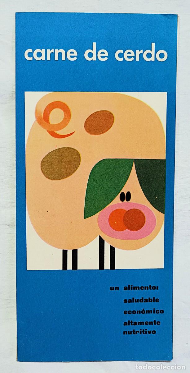 Otros art&iacute;culos de coleccionismo en papel: FOLLETO INSTITUTO NACIONAL DE CONSUMO : CARNE DE CERDO.A&Ntilde;O 1971