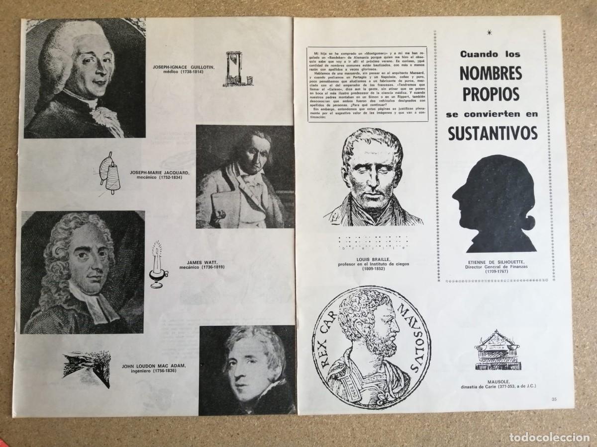 Otros art&iacute;culos de coleccionismo en papel: REPORTAJE. CUANDO LOS NOMBRES PROPIOS SE CONVIERTEN EN SUSTANTIVOS