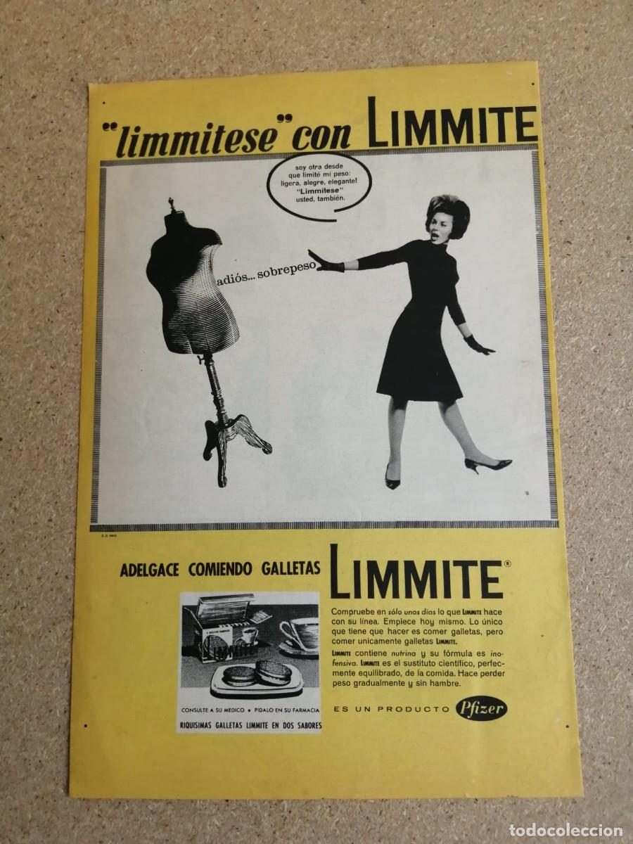 Otros art&iacute;culos de coleccionismo en papel: ANUNCIO. GALLETAS LIMMITE, DE PFIZER