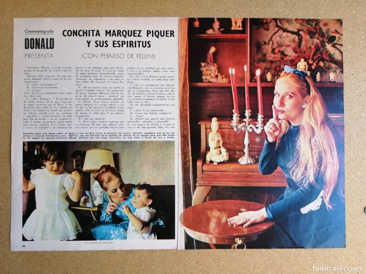 Otros art&iacute;culos de coleccionismo en papel: REPORTAJE. CONCHA MARQUEZ PIQUER