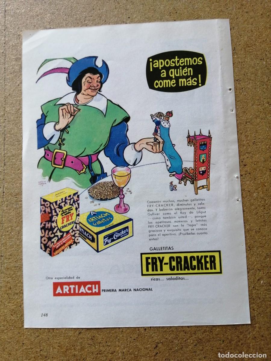 Otros art&iacute;culos de coleccionismo en papel: ANUNCIO. GALLETAS FRY CRACKER, DE ARTIACH