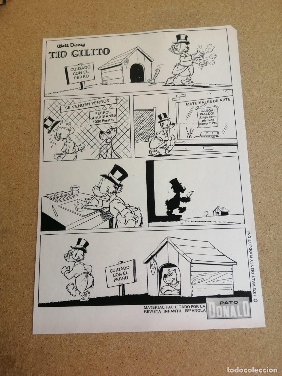 Otros art&iacute;culos de coleccionismo en papel: HOJA COMIC. TIO GILITO
