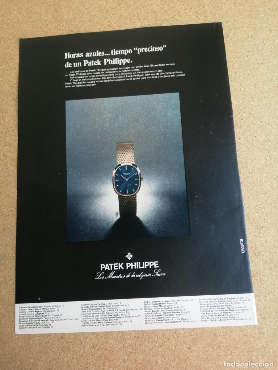 Otros art&iacute;culos de coleccionismo en papel: ANUNCIO. RELOJES PATEK PHILIPPE