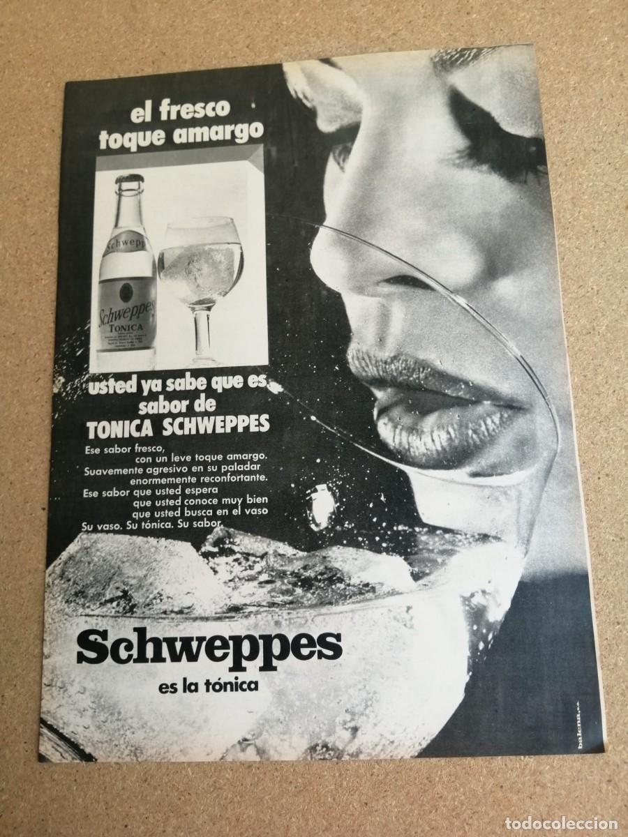Otros art&iacute;culos de coleccionismo en papel: ANUNCIO. TONICA SCHWEPPES