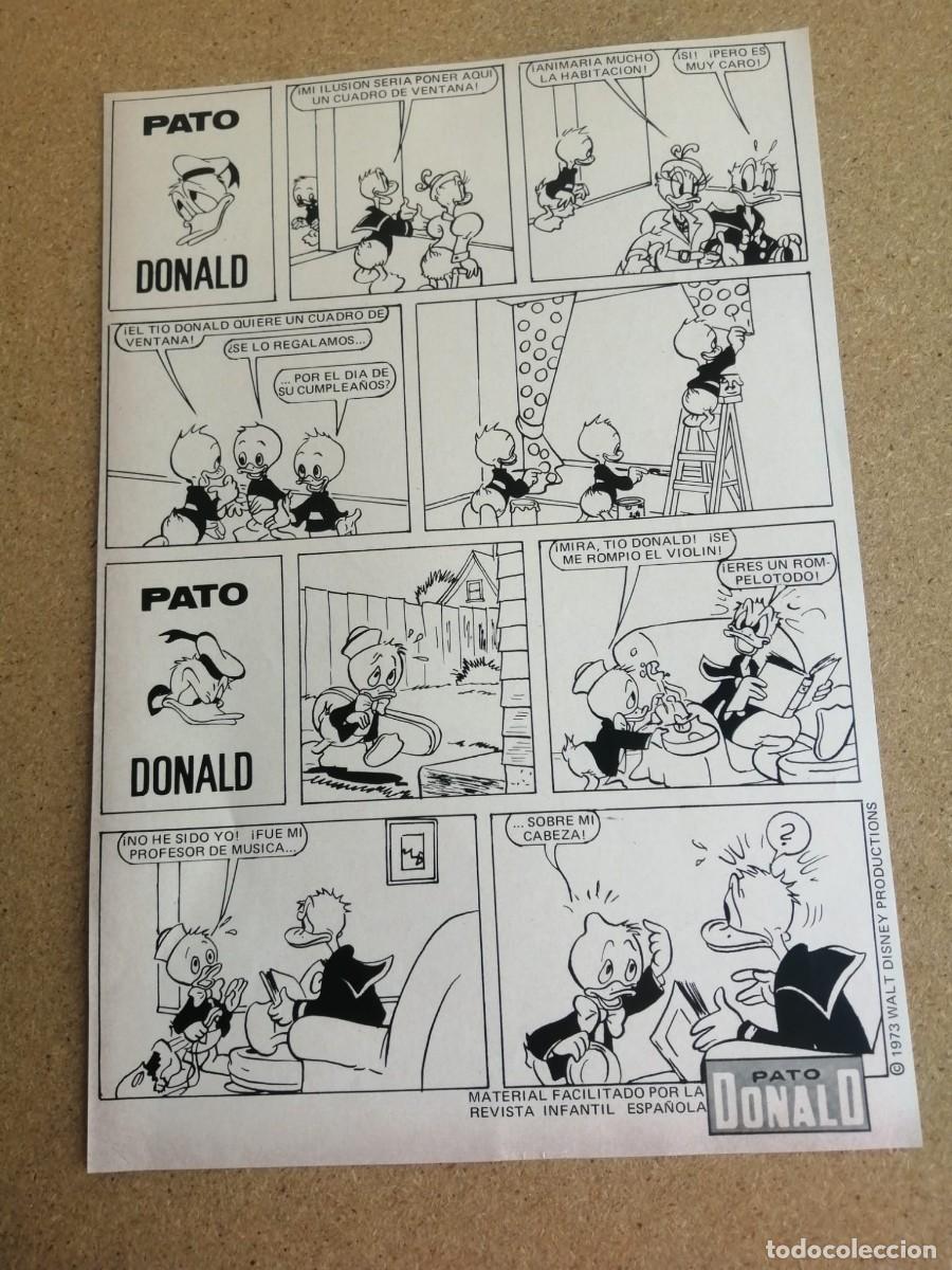Otros art&iacute;culos de coleccionismo en papel: HOJA COMIC. PATO DONALD