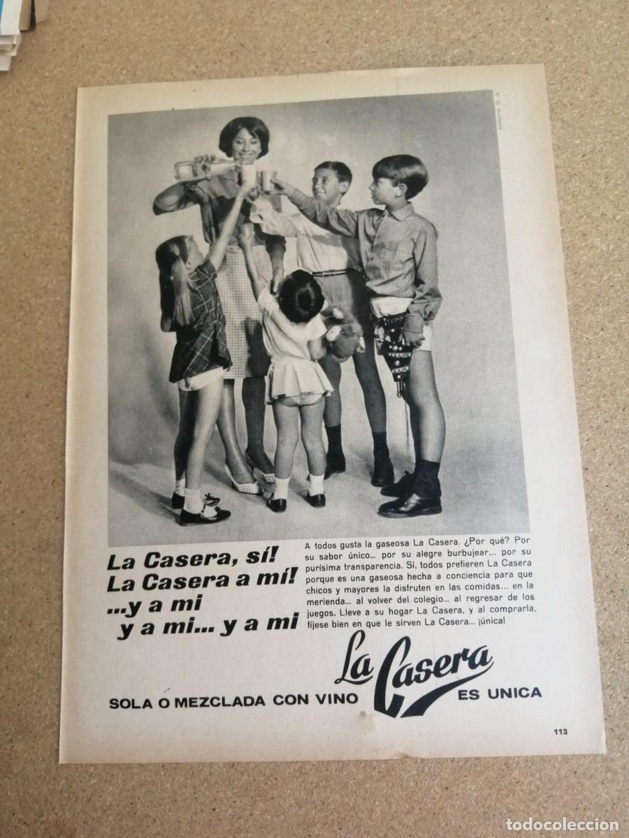 Otros art&iacute;culos de coleccionismo en papel: ANUNCIO. GASEOSA LA CASERA
