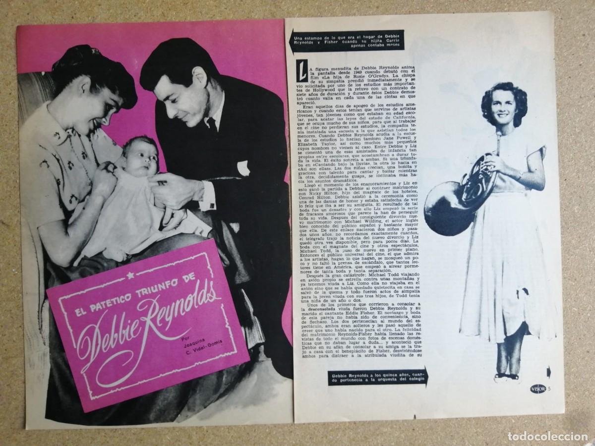 Otros art&iacute;culos de coleccionismo en papel: REPORTAJE. EL PATETICO TRIUNFO DE DEBBIE REYNOLDS