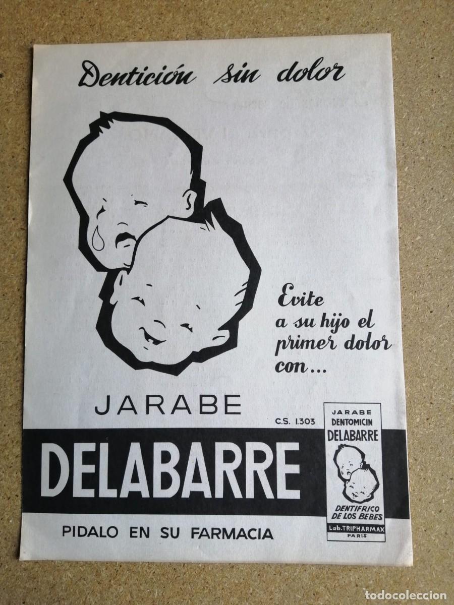 Otros art&iacute;culos de coleccionismo en papel: ANUNCIO. JARABE DELABARRE