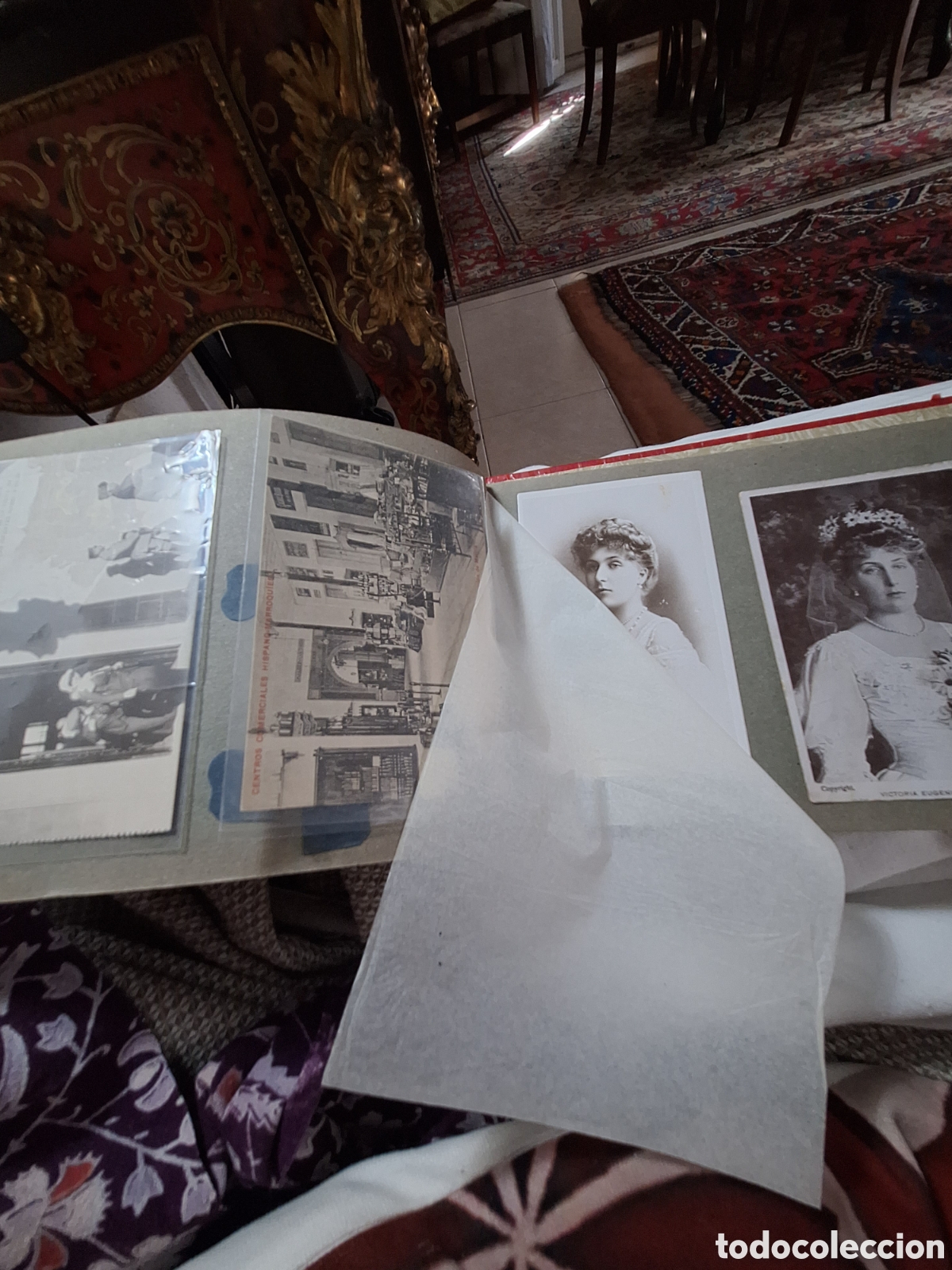 Otros art&iacute;culos de coleccionismo en papel: ALBUM, de postales Alfonso XIII