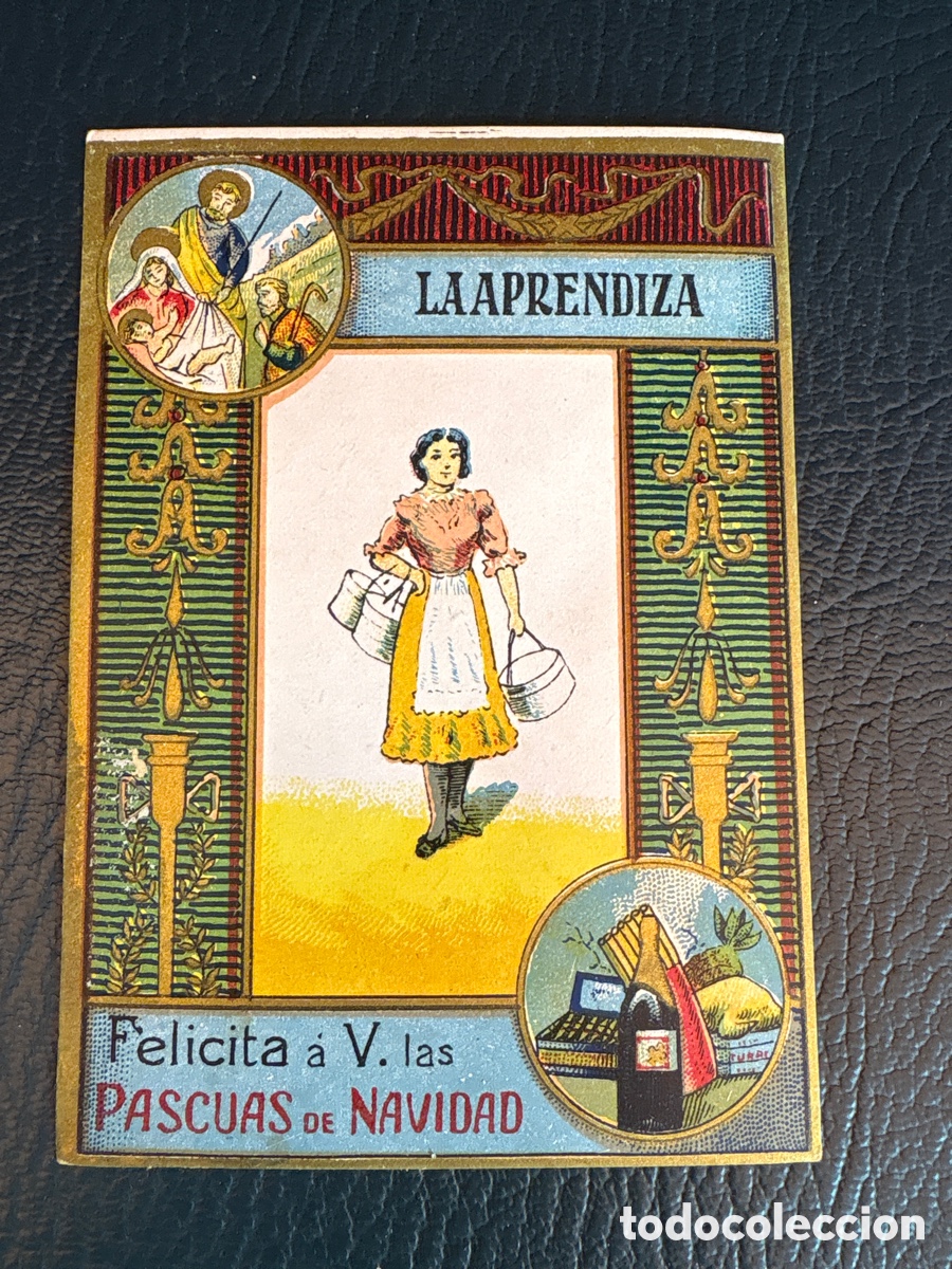 Otros art&iacute;culos de coleccionismo en papel: Felicitaci&oacute;n de Navidad - la Aprendiza