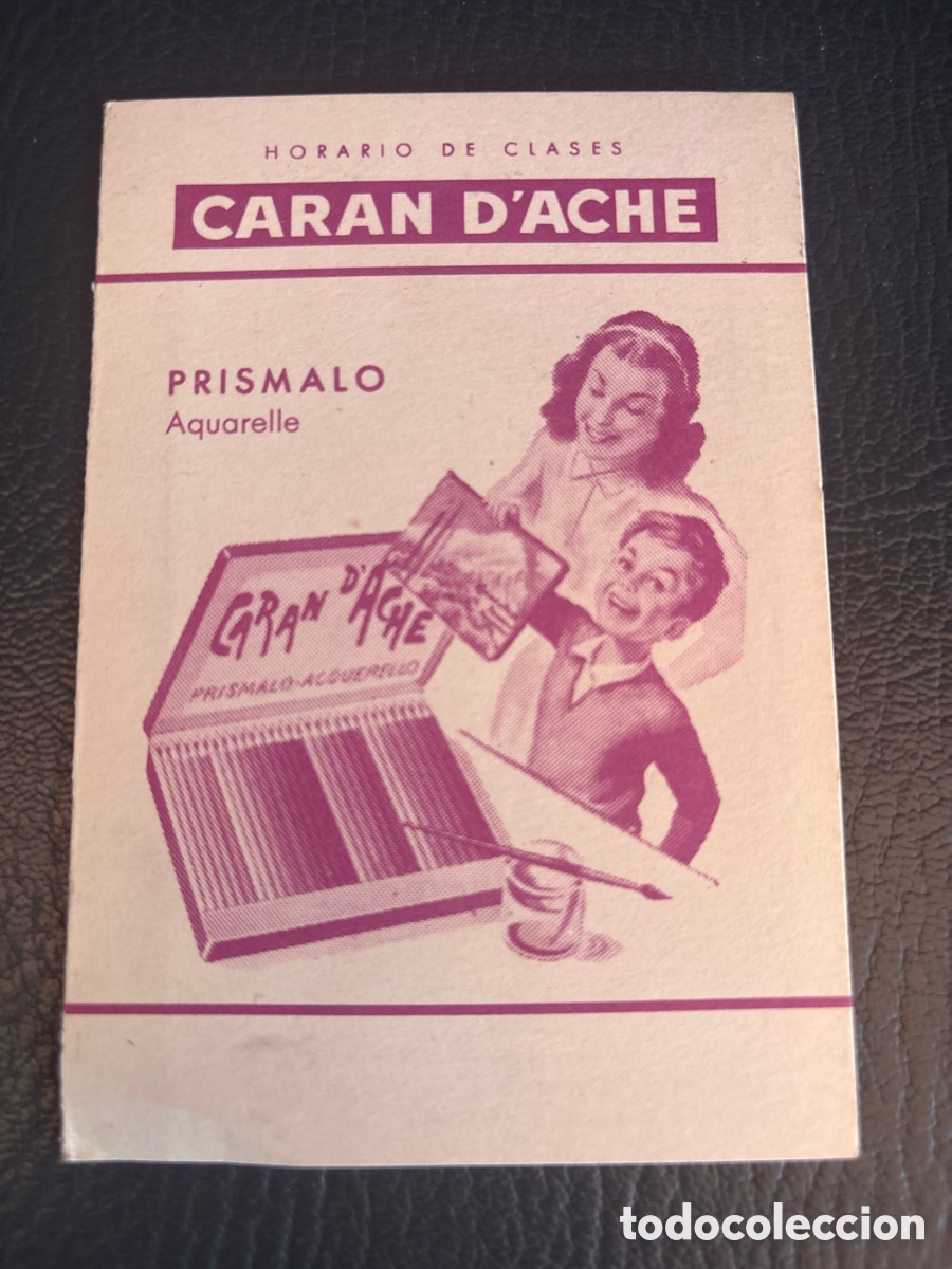 Otros art&iacute;culos de coleccionismo en papel: TARJETA HORARI DE ESCUELA PUBLICIDAD L&Aacute;PICES CARAN D&rsquo; ACHE , TINTA WATERMAN&rsquo;s, EBRO, SYNKOLIKOL