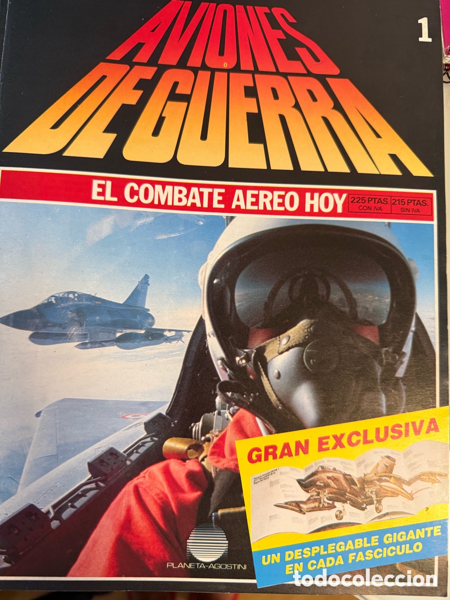 Altri oggetti di carta: Fasc&iacute;culos de la enciclopedia Aviones de Guerra del 1 al 59