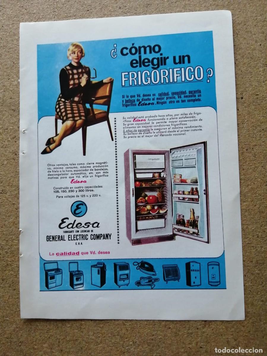 Otros art&iacute;culos de coleccionismo en papel: ANUNCIO. FRIGORIFICOS EDESA