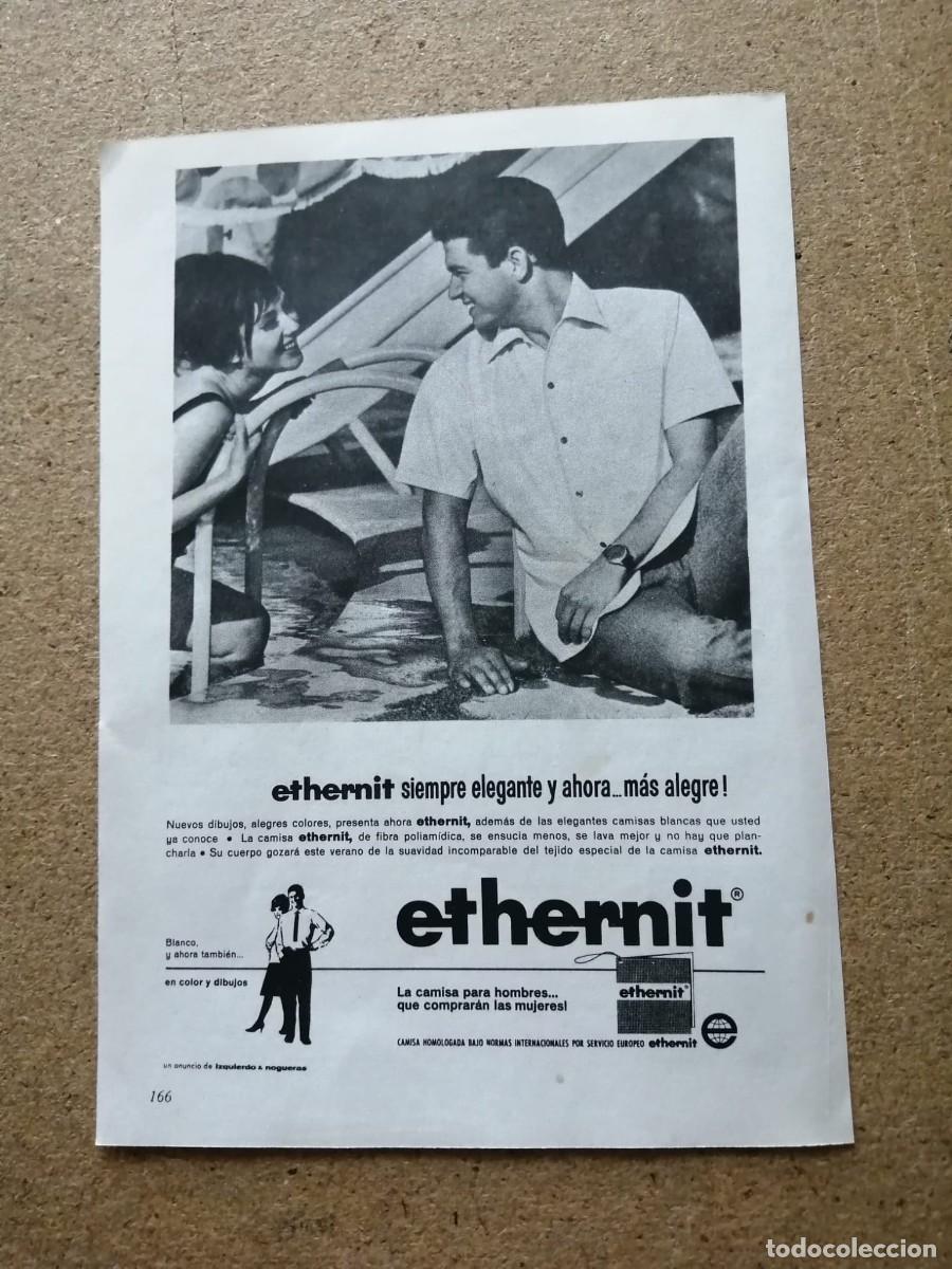 Otros art&iacute;culos de coleccionismo en papel: ANUNCIO. CAMISAS ETHERNIT