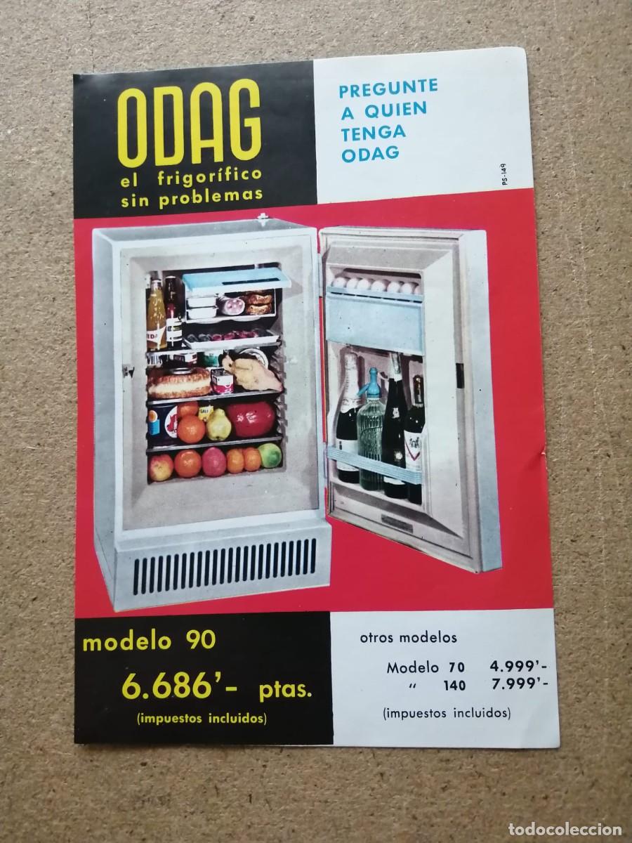 Otros art&iacute;culos de coleccionismo en papel: ANUNCIO. FRIGORIFICO ODAG